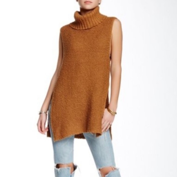 Women's Cozy Knit Sleeveless Sweater - Tan - Picture 12 of 13